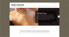 Desktop Screenshot of bodysystemsspa.com